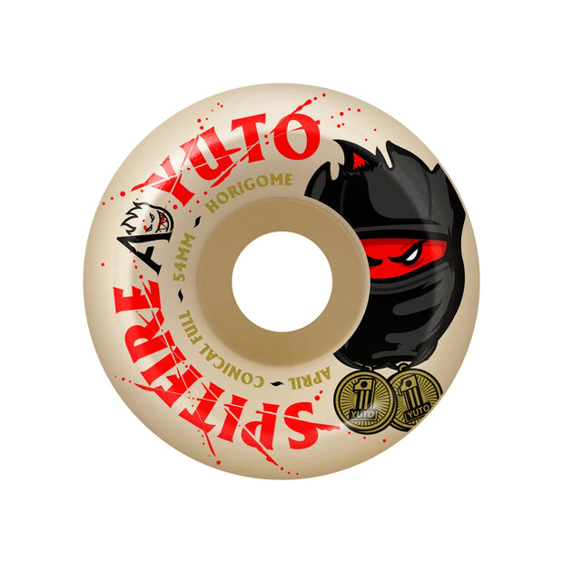 Spitfire x April Skateboards - F4 Yuto Horigome 99a - 54mm WHITE