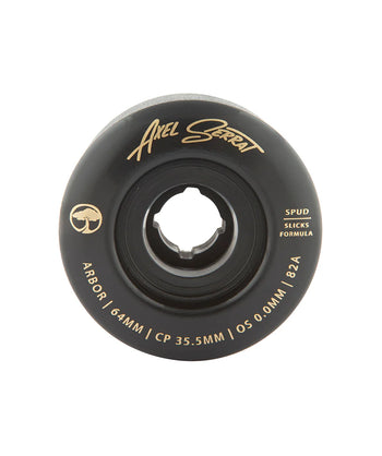 Arbor Spud - Axel Serrat 82a 64mm Signature Wheel - White / Black