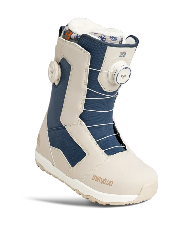 ThirtyTwo - Luxton x Autumn Womens STW Double Boa Snowboard Boots 2027 - Tan / Blue