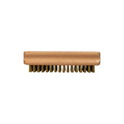Spiral Wax Co. - Brass Wax Brush - Natural Wood