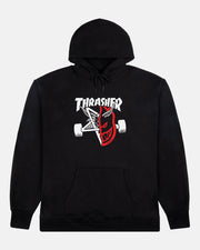 Thrasher - Spitfire Thrash & Burn Hoodie - Black - Board Of Missoula
