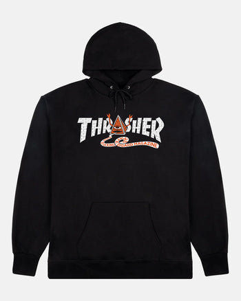 Thrasher x Toy Machine - Pyramid Hoodie - Black