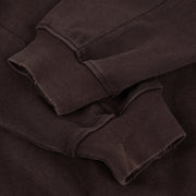 Dime - Distressed Terry Zip Hoodie - Acid Brown