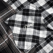 Dime - Triple Plaid Shirt - Black