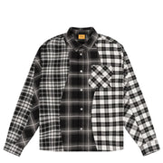 Dime - Triple Plaid Shirt - Black