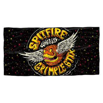 Spitfire - Flying Grimple Black Towel