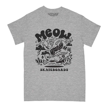 Meow Skateboards - Heddy T-Shirt - Heather Grey