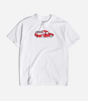 Krooked - Double OK Script T-Shirt - True Navy / White