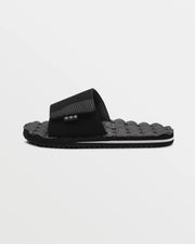 Volcom - Recliner Slide Sandal - Black / White