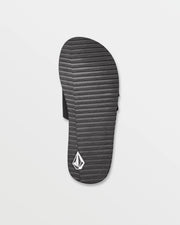 Volcom - Recliner Slide Sandal - Black / White