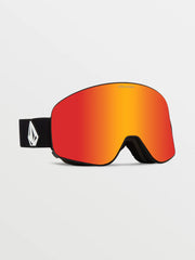 Volcom - Odyssey Goggle Matte Black - BL Yellow / Red Chrome