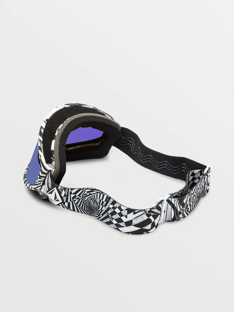 Volcom - Footprint Goggle - Op Art Purple + Bonus Lens – Board Of Missoula