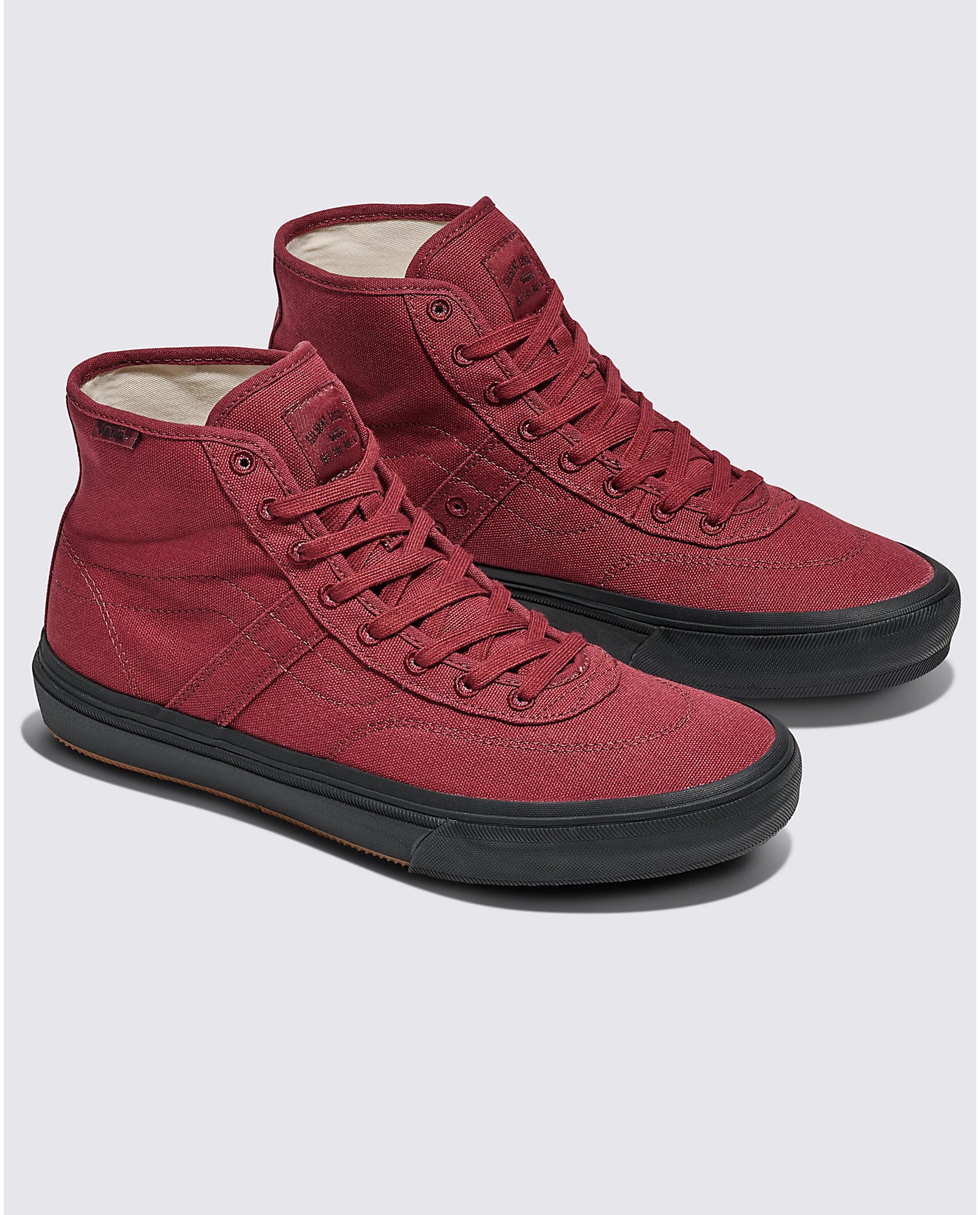 【Vans】★スニーカー★ Skate Crockett High Decon Shoe Vans Crockett High Decon Canvas Black/Black - Orchard Skateshop