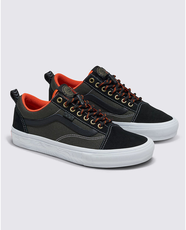 Vans Skate Old Skool Spitfire Black Flame Board Of Missoula