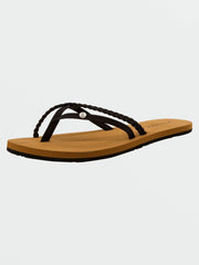Volcom - Thrills II Sandals - Black - Board Of Missoula
