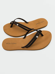 Volcom - Thrills II Sandals - Black - Board Of Missoula