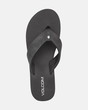 Volcom - Boyfriends Thong Sandals - Black Out