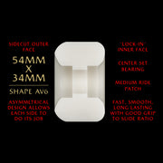 Powell Peralta - Nano Rats Wheels 54mm - 93a - AV6 - Board Of Missoula