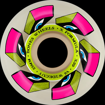 Bones - X-Formula "Look Book" Skateboard Wheels 99a Widecut