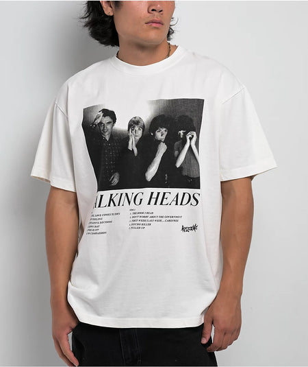 Welcome - Talking Heads Track List T-Shirt - White