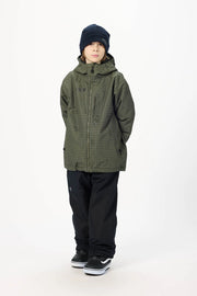 Airblaster - Youth Access Snowboard Jacket 2027 - Olive Grid