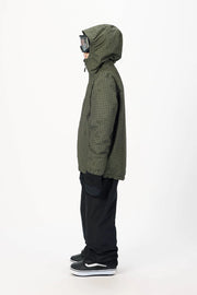 Airblaster - Youth Access Snowboard Jacket 2027 - Olive Grid