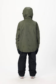 Airblaster - Youth Access Snowboard Jacket 2027 - Olive Grid