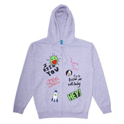 Frog - Love/Hate Zip Hoodie - Ash