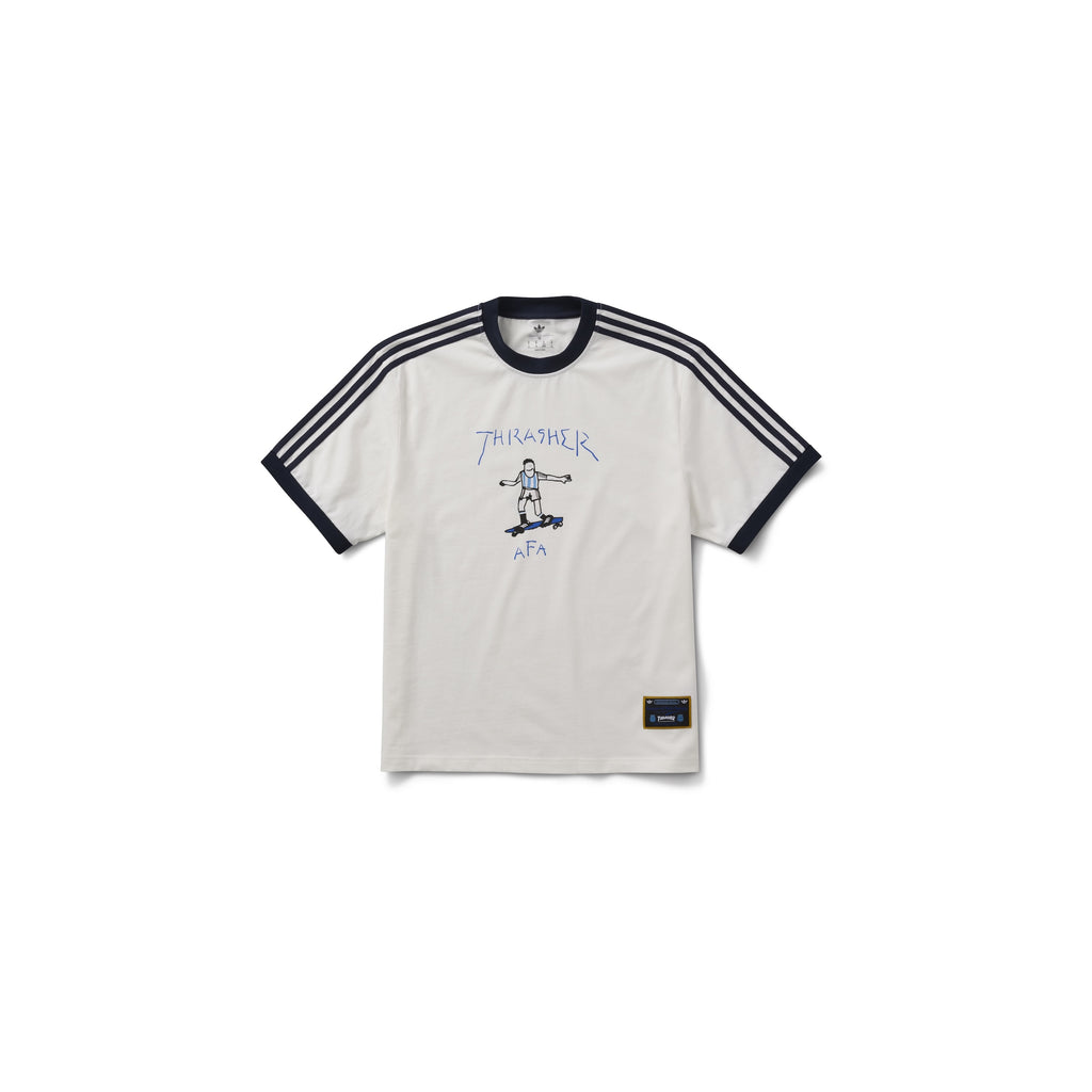 Adidas - Thrasher x AFA Gonz T-Shirt - White – Board Of Missoula