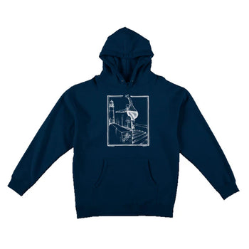 Antihero - BA Lance Hoodie - Navy / White