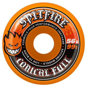 Spitfire - F4 Conical Full 99a Wheels - Orange