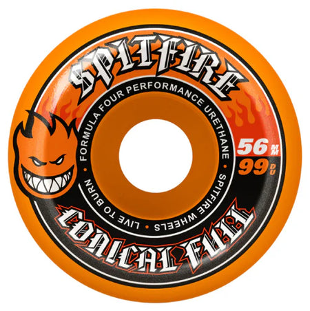 Spitfire - F4 Conical Full 99a Wheels - Orange
