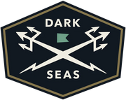 Dark Seas - Foil Hat - White/Blue