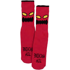 Toy Machine - Youth Monster Sock - Red - Board Of Missoula