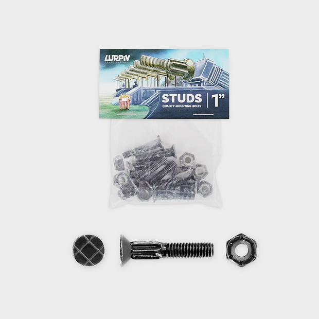 Lurpiv - 1" Stud Hardware - Black