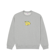 Polar Skate Co. - Shy Bow Crewneck Sweatshirt - Heather Grey