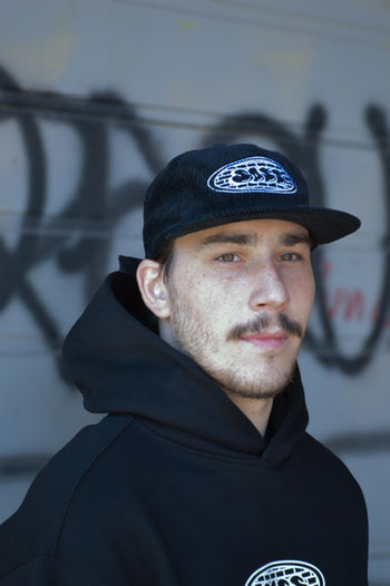 SOSS - Embroidered Cordoroy Hat - Black