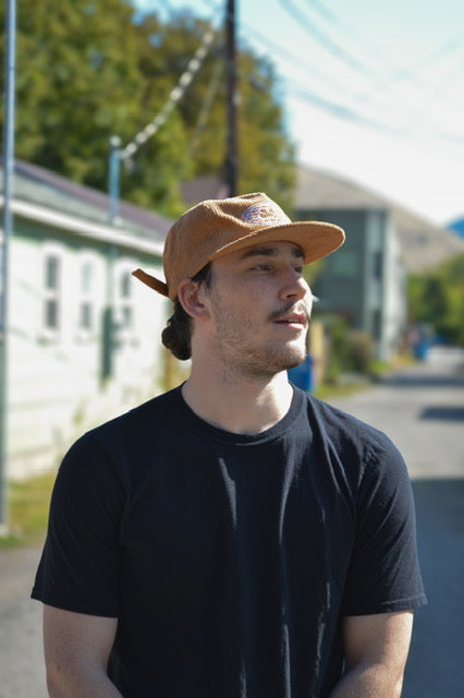 SOSS - Embroidered Cordoroy Hat - Camel