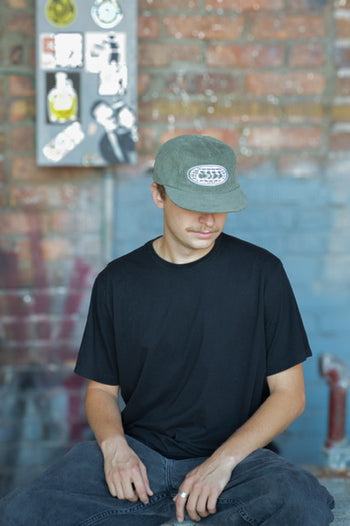 SOSS - Embroidered Cordoroy Hat - Green