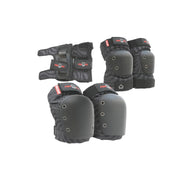 Pro-Tec - Street Jr. 3-Pack Pad Set - Spitfire Black Swirl Edition - Board Of Missoula