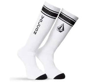 Volcom - Front Boarded Ribbed Crew Socks - Athletic Stripe