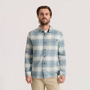 Roark - Crossroads Flannel - Dusty Turquoise - Board Of Missoula