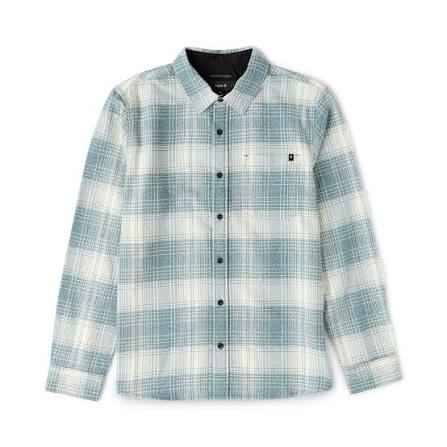 Roark - Crossroads Flannel - Dusty Turquoise - Board Of Missoula
