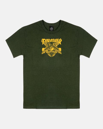 Thrasher x Antihero Eaglegram T-shirt - Forest Green