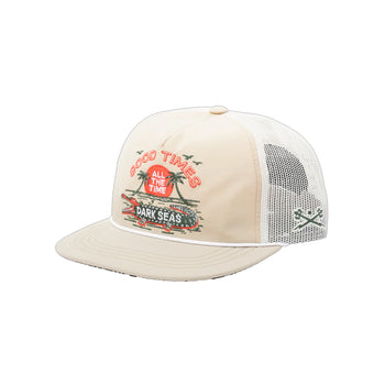 Dark Seas Division - Gator Hat - Khaki / White