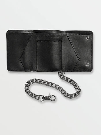 Volcom - Volcom Entertainment Leather Wallet - Black