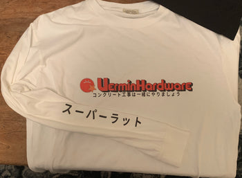 Vermin - Long Sleeve T-Shirt - Black / White