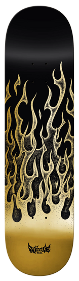 Real - Nicole Flames Redux 8.25" Twin Nose Deck