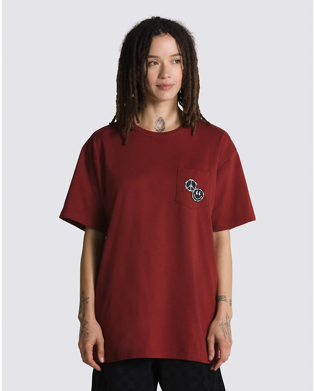Red vans off the top wall shirt