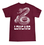 Lowcard - Rattler T-Shirt - Maroon